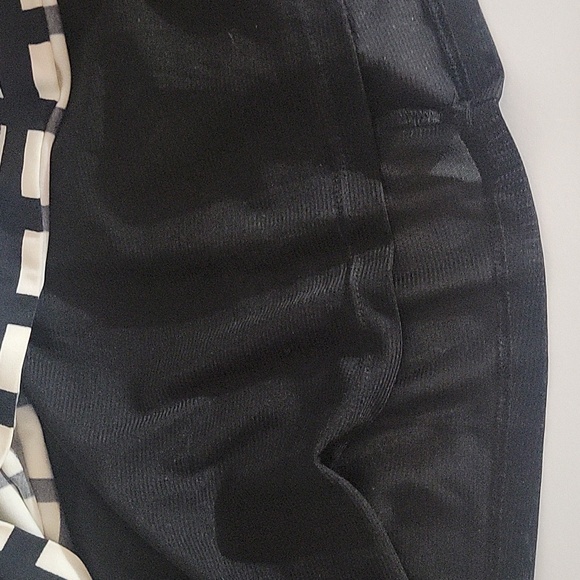 TAHARI Arthur S. Levine Women's Dress 3/4" Sleeves Size 16 Black and White - Picture 6 of 8